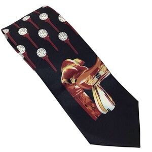 Parquet Golf Tie Bag Balls Tied